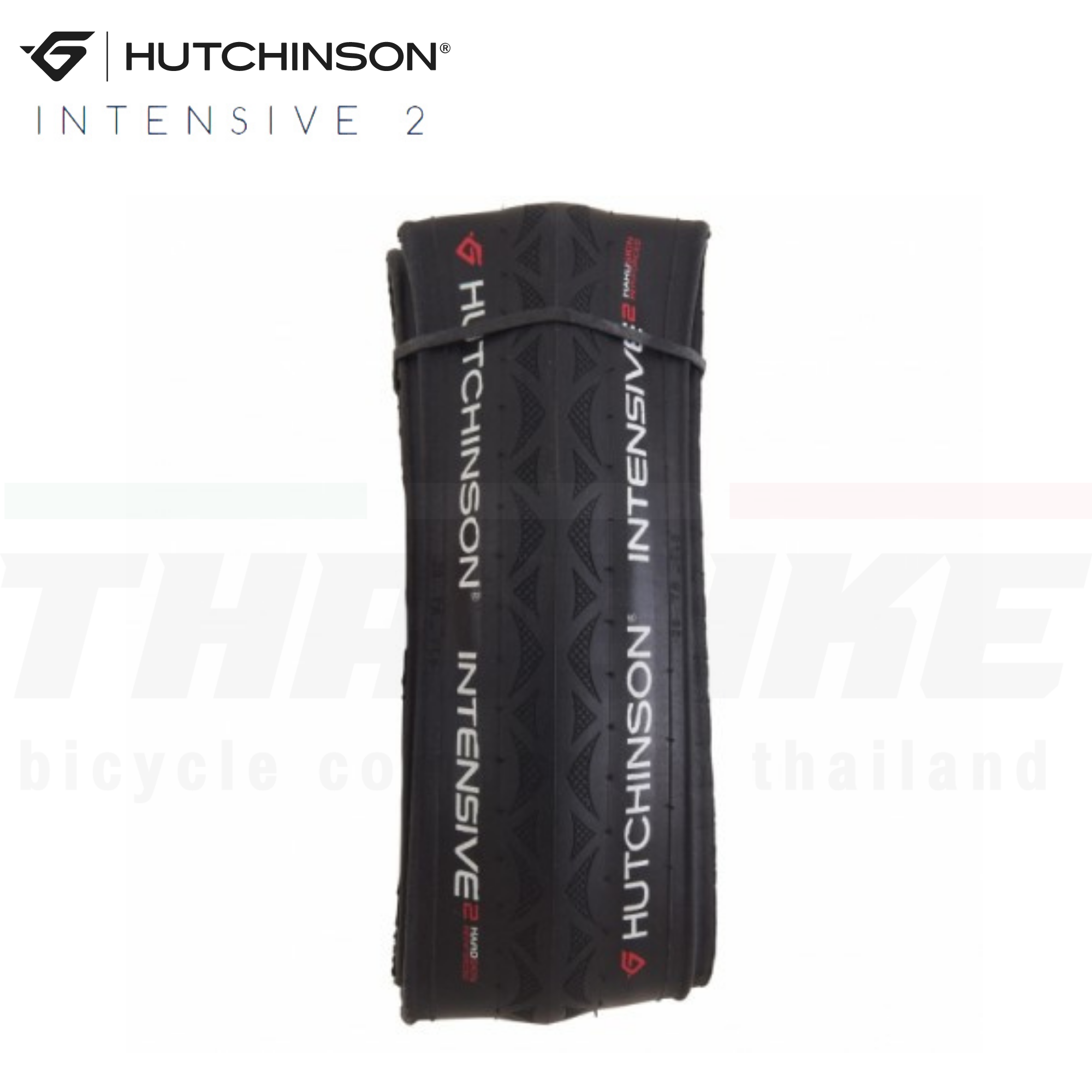 ยางนอกจักรยานเสือหมอบขอบพับ HUTCHINSON INTENSIVE 2 700x23 700x25 700x28