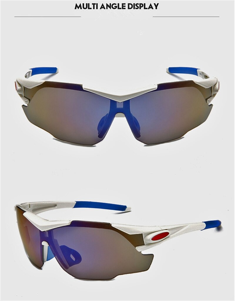 แว่นตาปั่นจักรยาน กันแดด กันลม ROBESBON รุ่น 7106