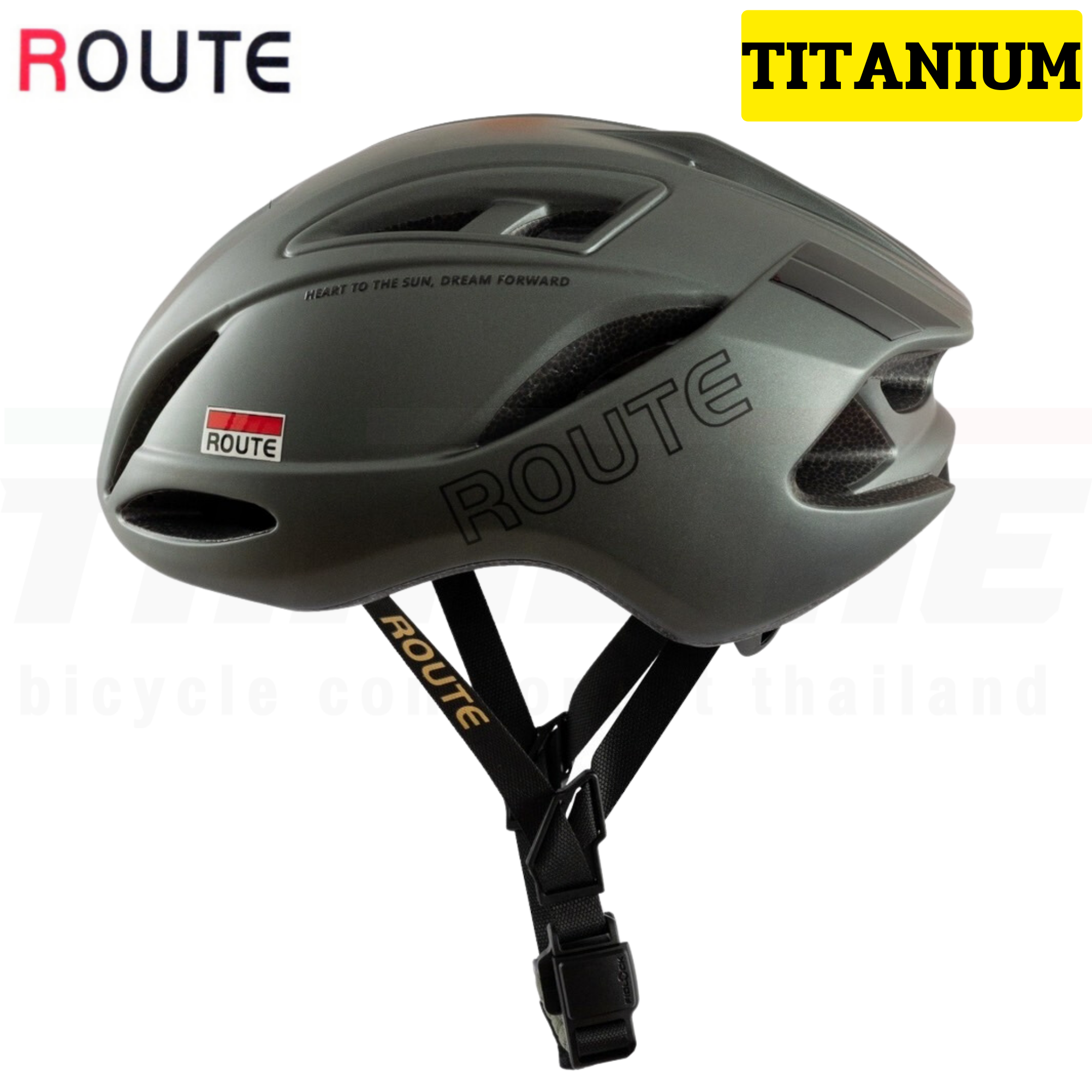 หมวกกันน็อคจักรยานเสือหมอบ เสือภูเขา ROUTE NEW COLOR