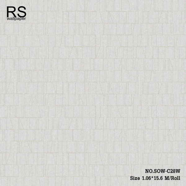 วอลเปเปอร์ลายโมเดิร์นรูปร่างเรขาคณิต SOW-C28W