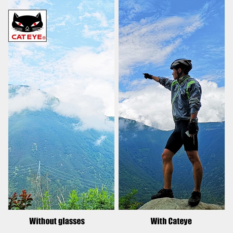 ของแท้ แว่นตาปั่นจักรยาน CATEYE Bikes Polarized / Photochromic V1