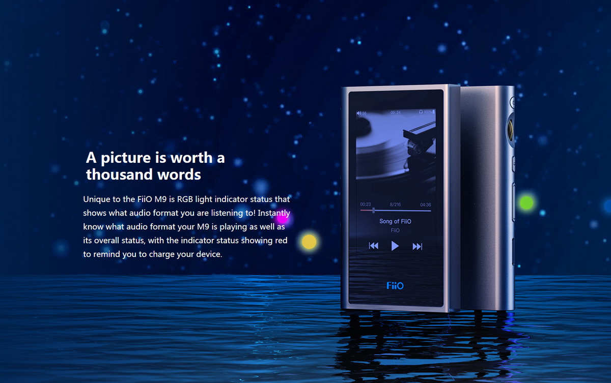 ขาย FiiO M9 DAP ชิป AKM AK4490EN x2 ตัว รองรับ Hi-Res , Bluetooth 4.2 , Native DSD , LDAC