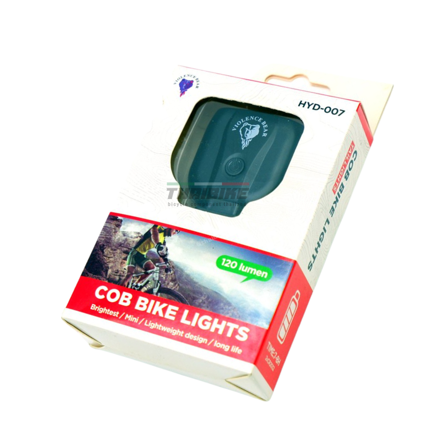 ไฟท้ายจักรยาน COB BIKE LIGHT HYD-007 Cr2032