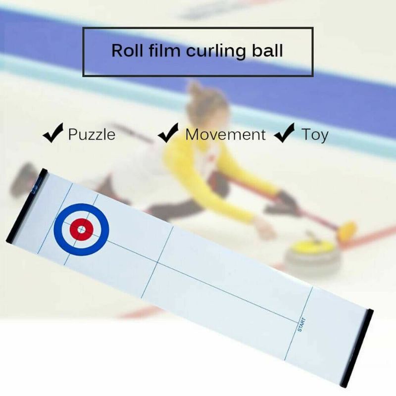 Curling Tabletop Game เกมปาเป้า เกมสไลด์ให้ตรงเป้า เกมครอบครัว พร้อมส่งจากไทย