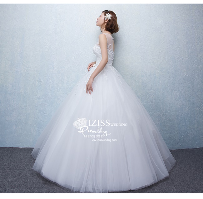 BR149 **พรีออเดอร์**ชุดแต่งงาน&ชุดเจ้าสาวแบบยาวสีขาวเกรดพรีเมี่ยม เปิดไหล่ มีแขน หรูหราน่ารัก สวยโดดเด่นไม่ซ้ำใคร