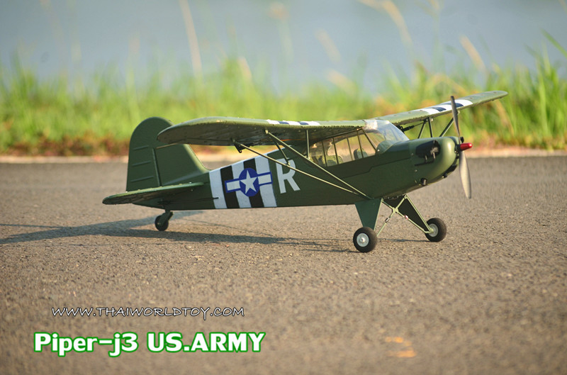 Piper J-3 ARMY 680MM. 6Gyro