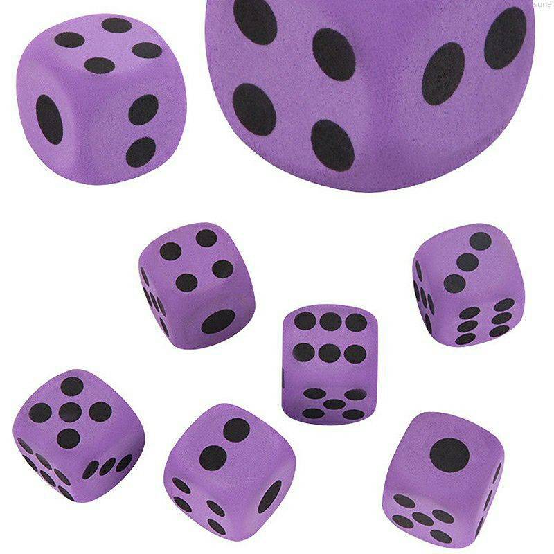 ลูกเต๋าโฟมยักษ์ ลูกเต๋าจัมโบ้ 3.8 cm พร้อมส่งจากไทย ลูกเต๋าไซต์ใหญ่