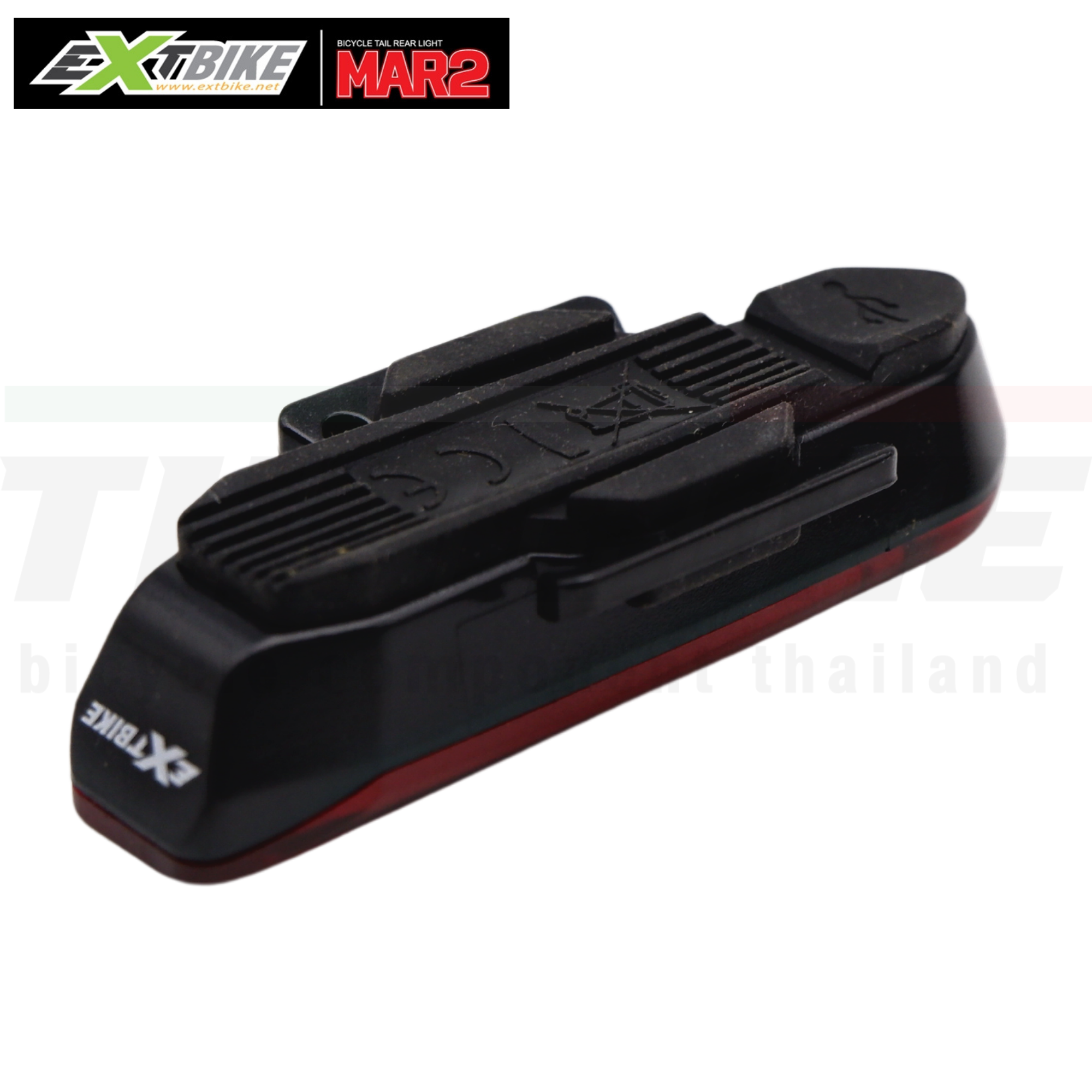 ไฟท้ายจักรยาน EXTBIKE MAR2 ไฟสีแดง