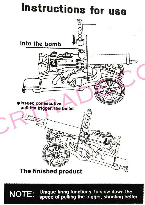 ชุดปืนยิงตอปิโด 2 in 1 แผงใหญ่ 27 ซม.(1x3)