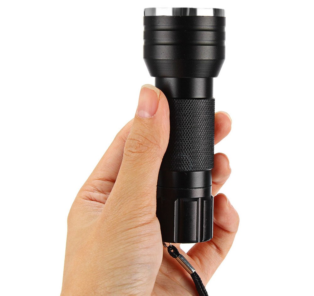 ไฟฉายแสงยูวี UV เครื่องมือตรวจสอบธนบัตร 21LED ไฟฉายแบล๊คไลท์ ไฟฉายแสงสีม่วง ไฟฉายตรวจธนบัตรปลอม