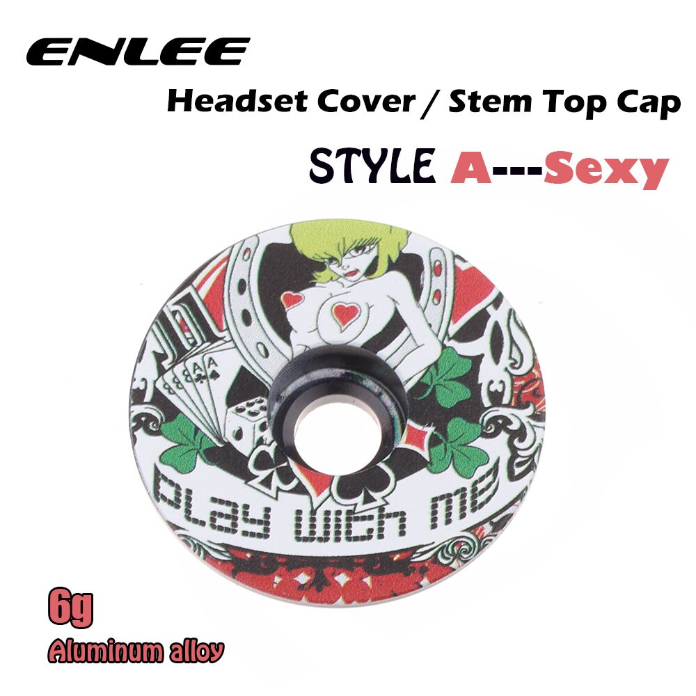 ฝาปิดสเต็มจักรยาน ลายแฟชั่น ENLEE Aluminum Alloy Cover