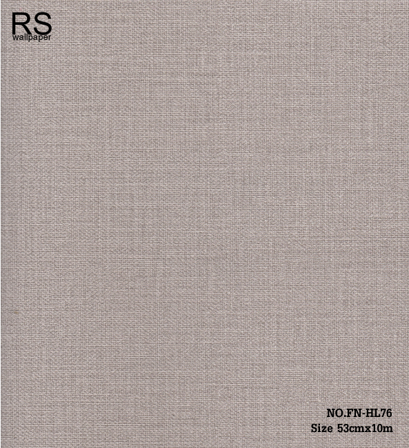 วอลเปเปอร์ เทกเจอร์ลายผ้า สีเทาอมน้ำตาล FN-HL76