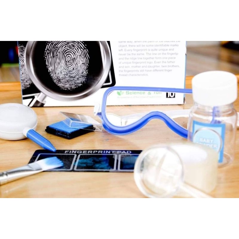 Fingerprint Verification Set 🧐ชุดเซตของเล่นวิทยาศาสตร์ ชุดตรวจหาลายนิ้วมือ พร้อมส่งจากไทย‼️