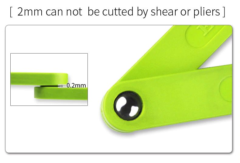 สายล็อคจักรยานแบบพับได้ ตัดไม่ขาด ยี่ห้อ ETOOK รุ่น ET490S ET490S