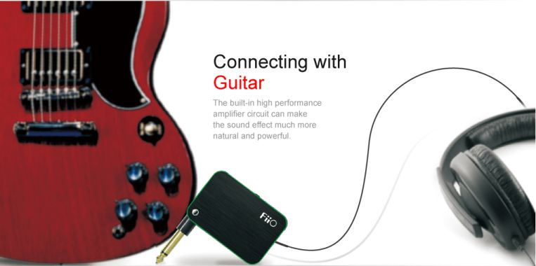 ขาย FiiO G01 แอมป์พกพาสำหรับกีต้าร์ไฟฟ้า / เบส พกพาง่าย สะดวก ปรับแต่งโทน และ ไดร์ฟได้ มีแบตในตัว