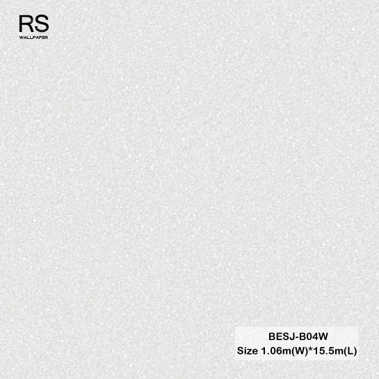 วอลเปเปอร์ลายเม็ดกรวด สีเทาอมขาว BESJ-B04W