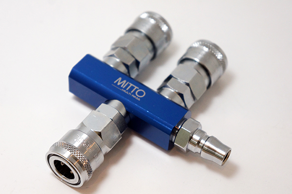 ข้อต่อลม คอปเปอร์ลม แบบ 3 ทาง รุ่น 300 L (3 Way Multi Pass)