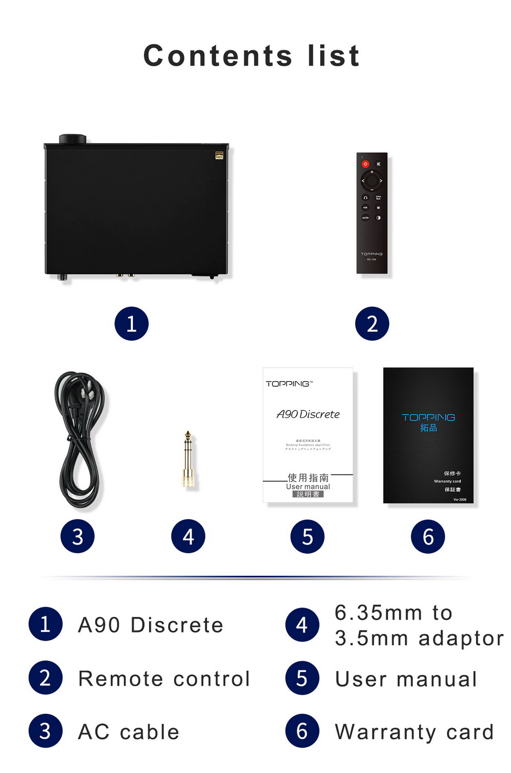 ขาย Topping A90D Fully Discrete Balanced Headphone Amplifer