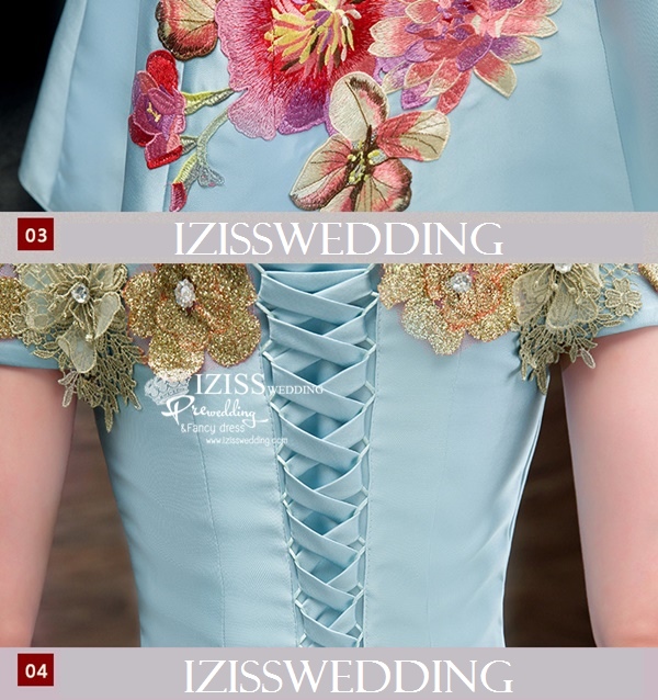 PW514 - **พร้อมส่งสีแดง สีฟ้าและทองค่ะ** ชุดกี่เพ้าสีแดง ชุดคู่ถ่ายพรีเวดดิ้ง (prewedding dress) & ชุดแต่งงานแฟนซี (Fancy wedding dress)ชายหญิง "ธีมสีแดง"