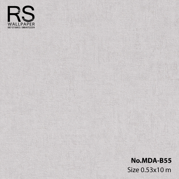 วอลเปเปอร์เทกเจอร์ปูนพื้นสีขาวอมเทา MDA-B55