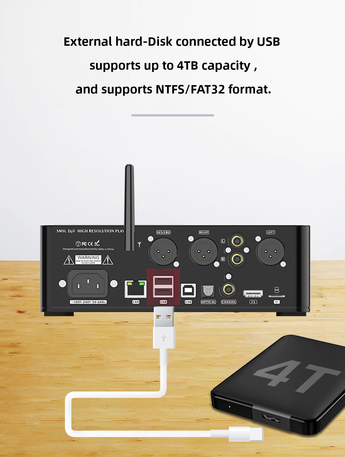 ขาย SMSL DP5 DAP ตั้งโต๊ะระดับ Hi-Res รองรับ MQA ประกันศูนย์ไทย