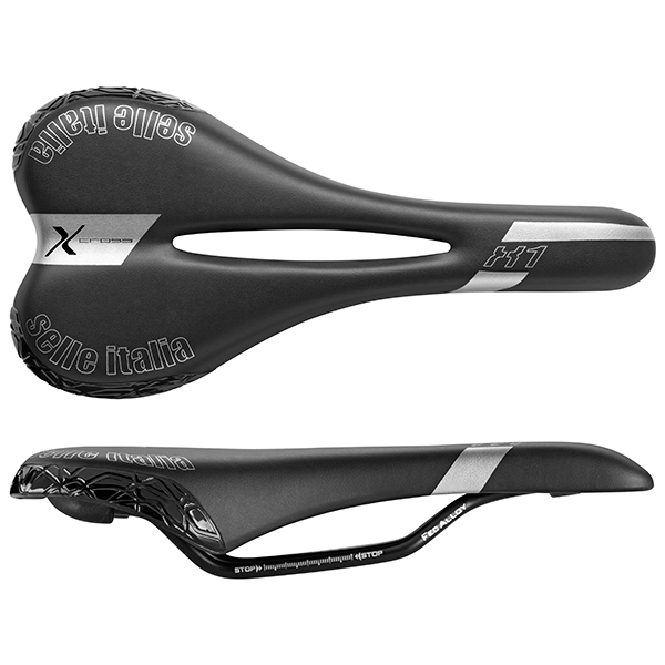 SELLE ITALIA อานนั่ง, X1 X-CROSS FLOW, สีดำ (MTB)