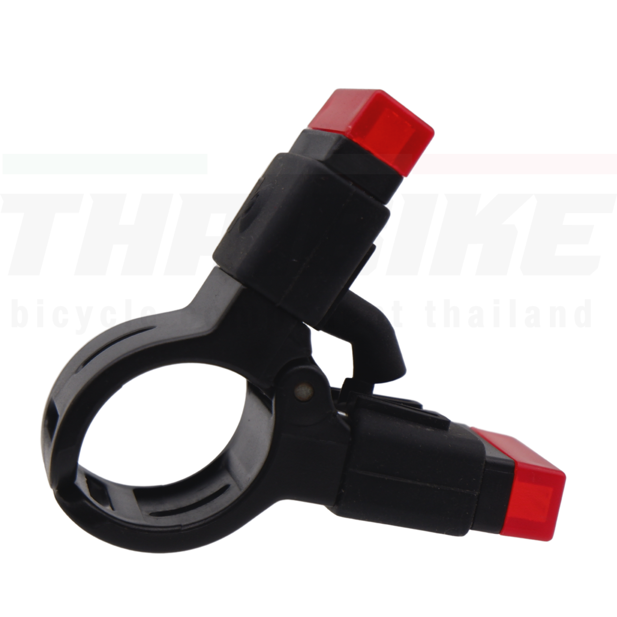 ไฟท้ายจักรยานชาร์จ USB COB หนีบหลักอาน ใช้งานง่าย