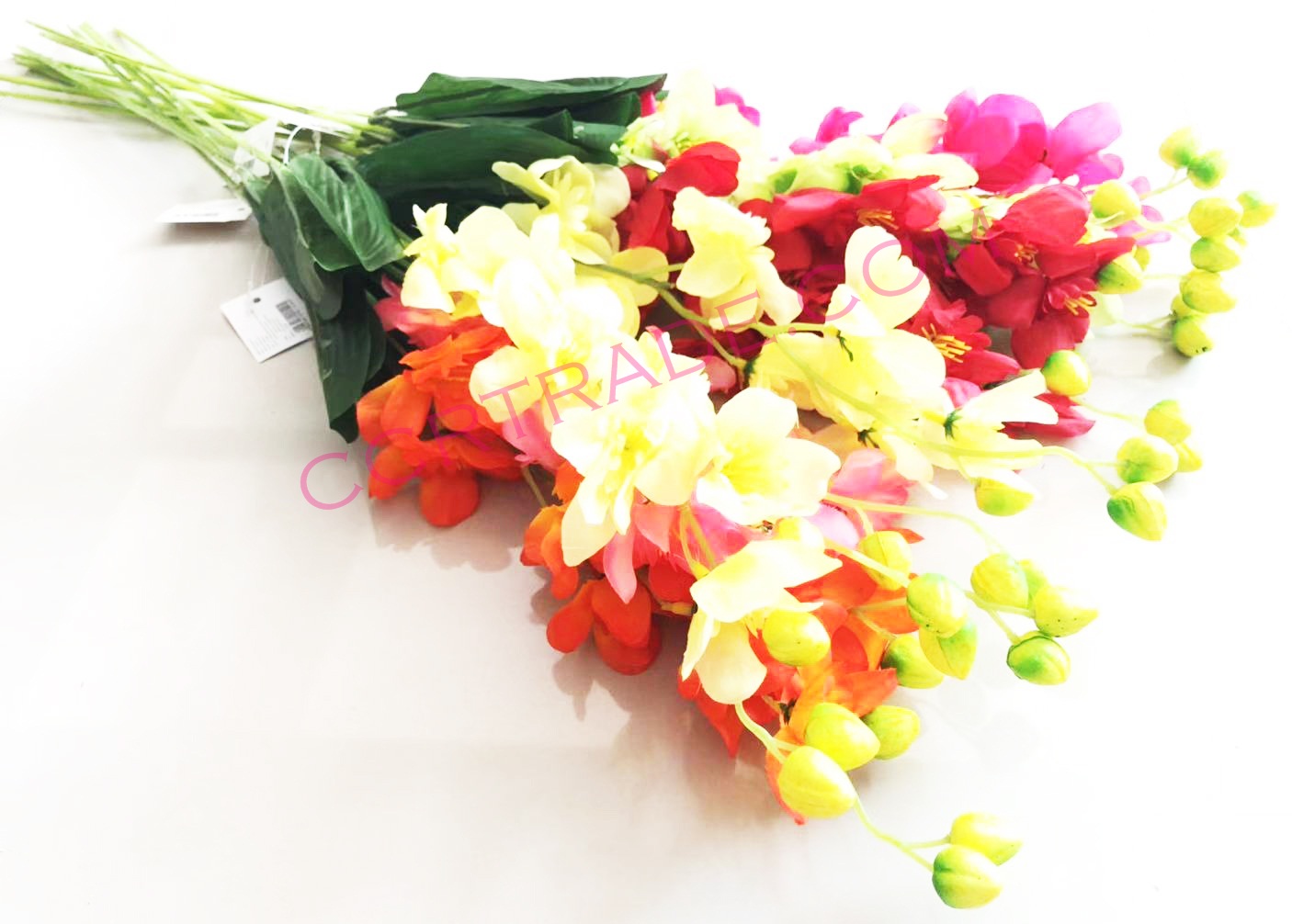 ดอกเดลฟินเนียม 7 ดอก คละสี 61 ซม.