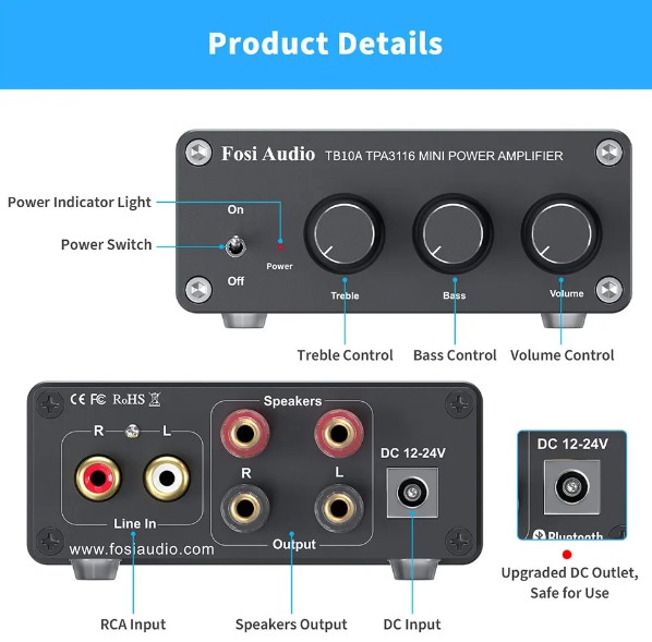 Fosi Audio TB10A