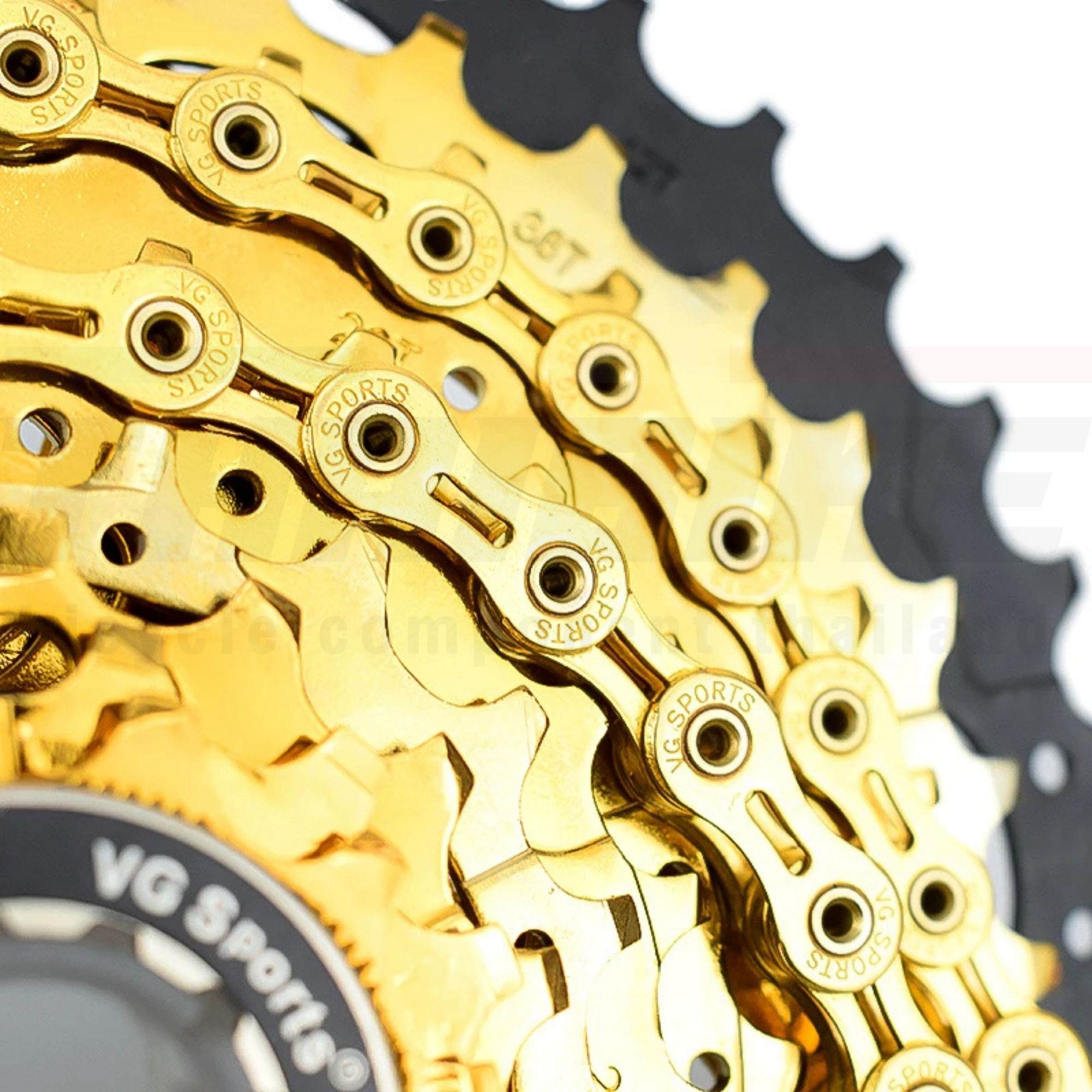 โซ่จักรยานเสือหมอบ เสือภูเขา VG 10/11/12SPD 116 ข้อ สีเงิน สีทอง สีรุ้ง
