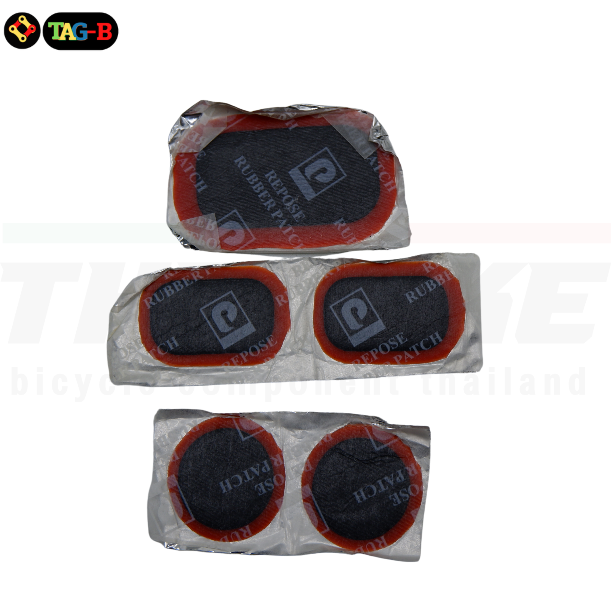 ชุดปะยางจักรยานแบบพกพา THAIBIKE พร้อมกาว งัดยาง ชุดปะ