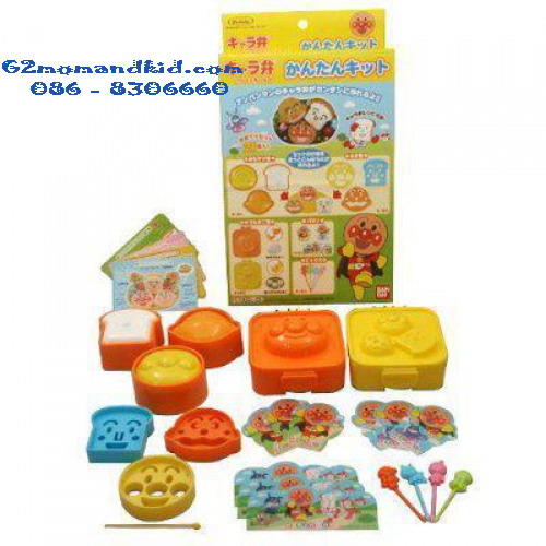 ++พร้อมส่ง++ เซตอุปกรณ์ทำกล่องข้าวเบนโตะครบชุด ลายอัลปังแมน -- Anpanman Charaben Bento Set ราคาถูกแบบนี้เป็นสินค้าก็อปจากจีน รูปภาพและแพ็คเกจอาจดูเหมือนของญี่ปุ่นทุกอย่าง แต่เนื้อพลาสติกบางและเกรดไม่ดีเท่ากับของญี่ปุ่นนะคะ