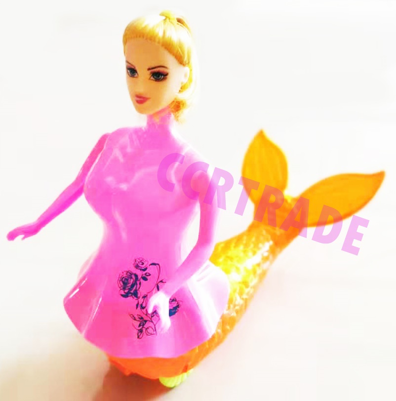 บาร์บี้เงือกดึงสาย มีไฟจัมโบ้ 23 ซม.