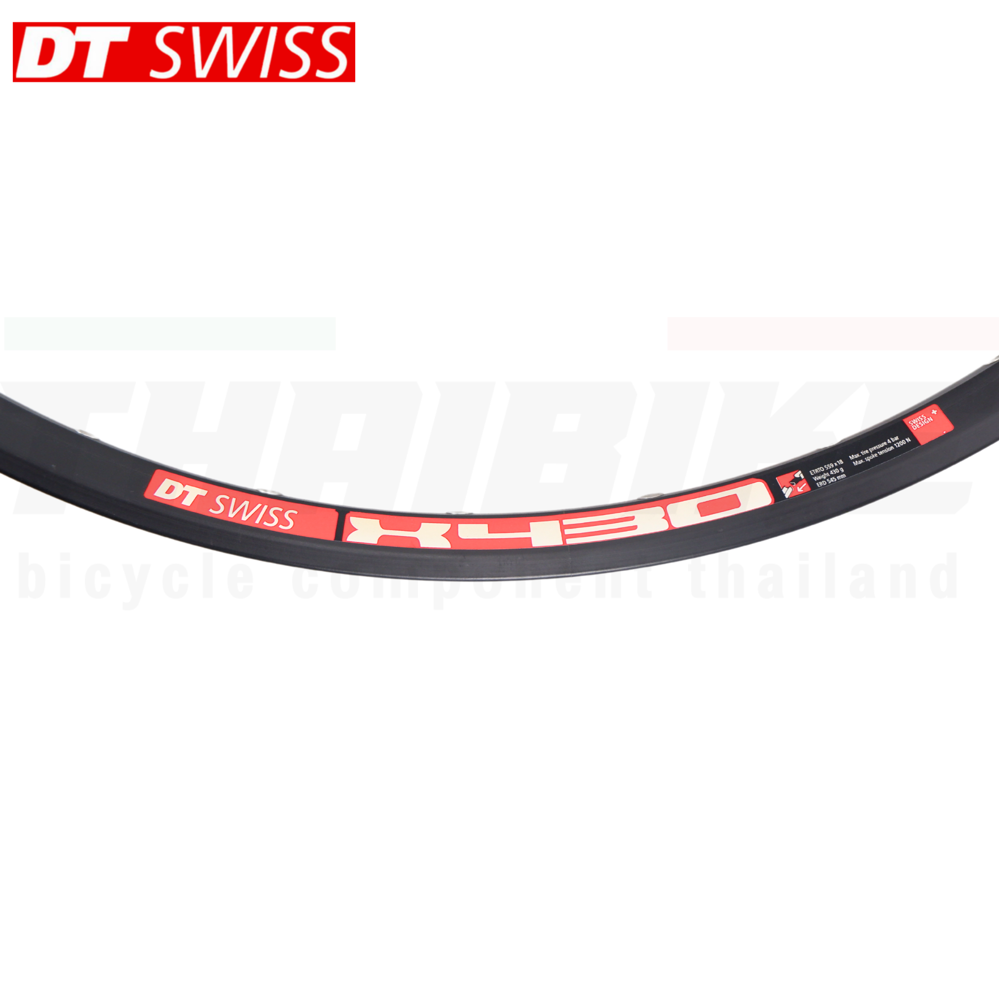 เฉพาะขอบล้อจักรยานอลูมิเนียม ดิสก์เบรค DT Swiss X 430 32รู