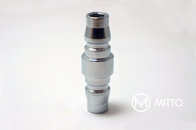 ข้อต่อลม นิเปิ้ลตัวผู้ , Quick coupler connector steel double eneded male plug รุ่นสแตนดาร์ด