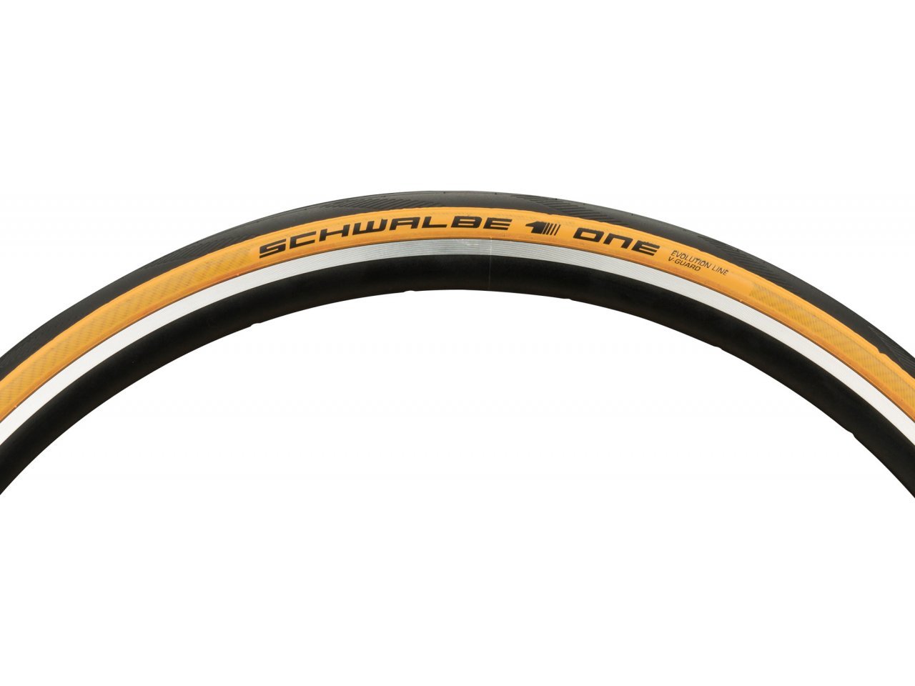 ยางนอกจักรยานเสือหมอบขอบพับ SCHWALBE ONE 700X25 ขอบแก้วสีคลาสสิค