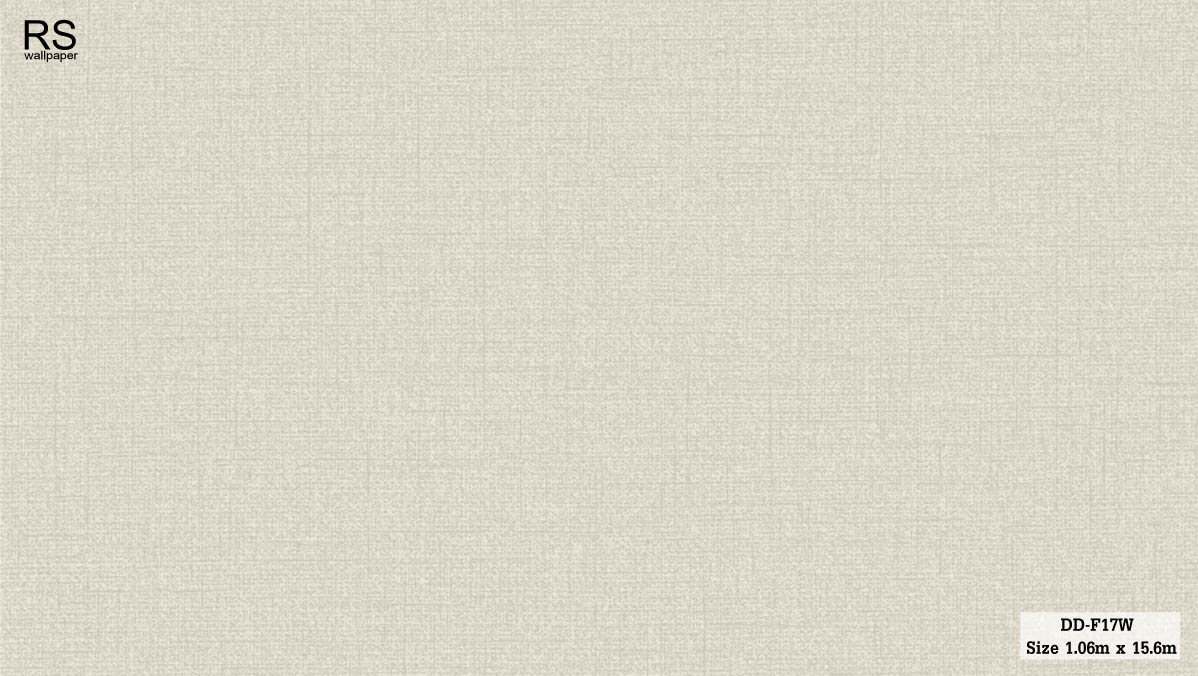 วอลเปเปอร์ลายผ้าลินิน สีครีม-เบจ DD-F17W