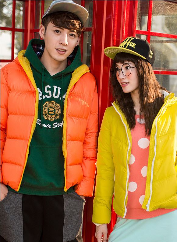 พรีออร์เดอร์ เสื้อกันหนาว สีส้ม ผู้ชาย ทรงบับเบิ้ล มีฮู้ด แขนยาวจั๊ม ซิปหน้า ผ้ากันน้ำ ใส่กันหนาว ใส่กันลม ใส่ไปต่างประเทศได้