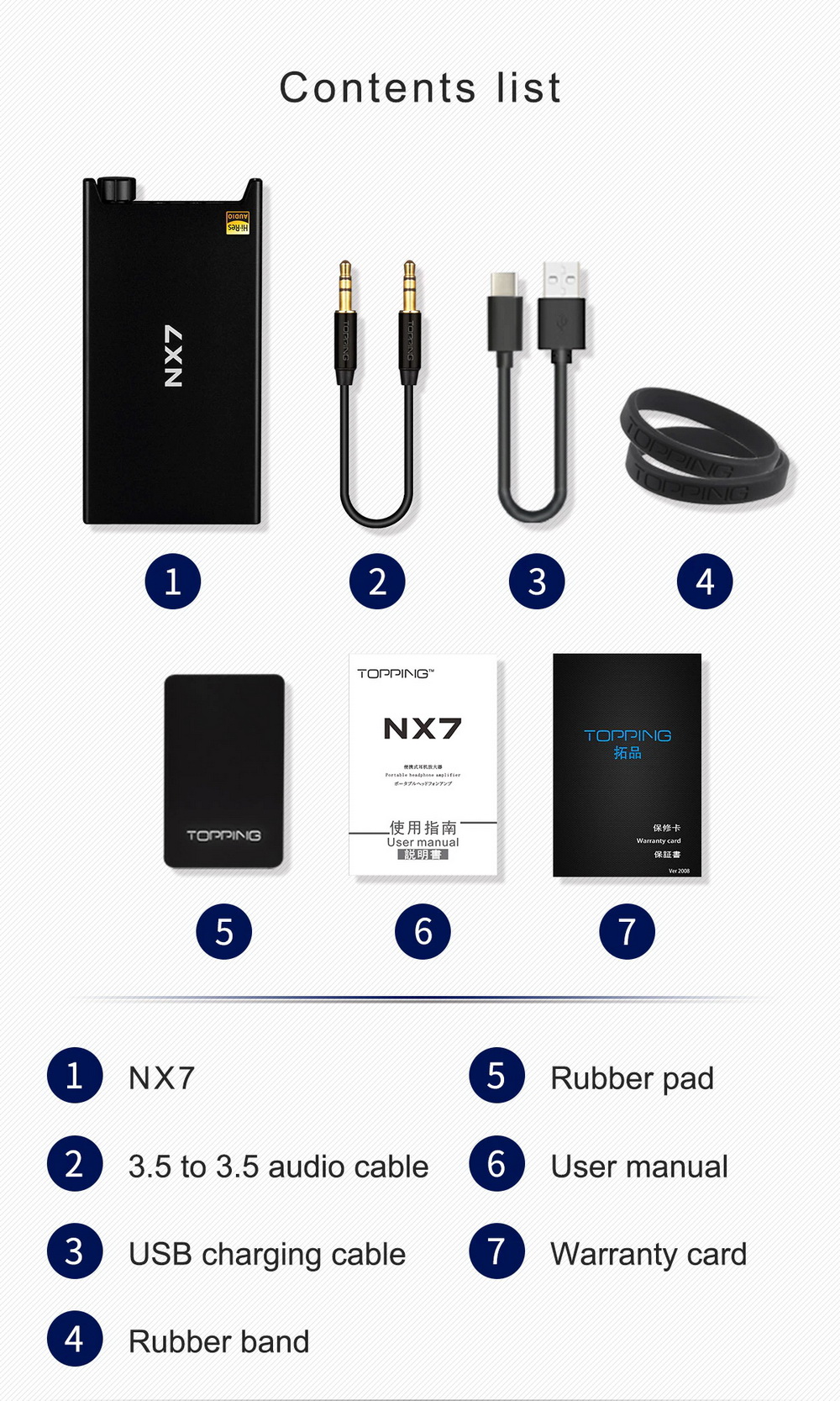 ขาย TOPPING NX7 แอมป์พกพา NFCA modules ประสิทธิ์ภาพสูง