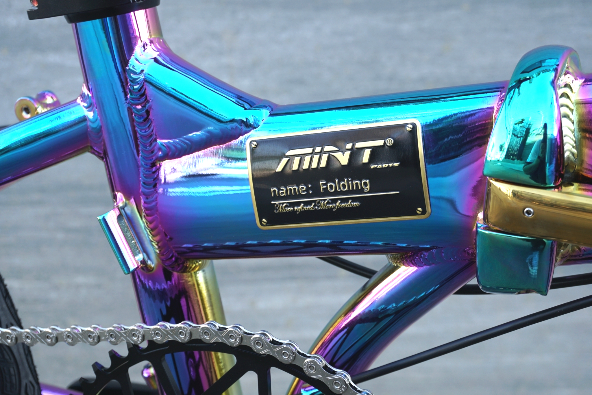 MINT : T9-20" จักรยานพับได้ เฟรมอลูมิเนียม 9 สปีด ดิสเบรก เบาเพียง 10.9 กก