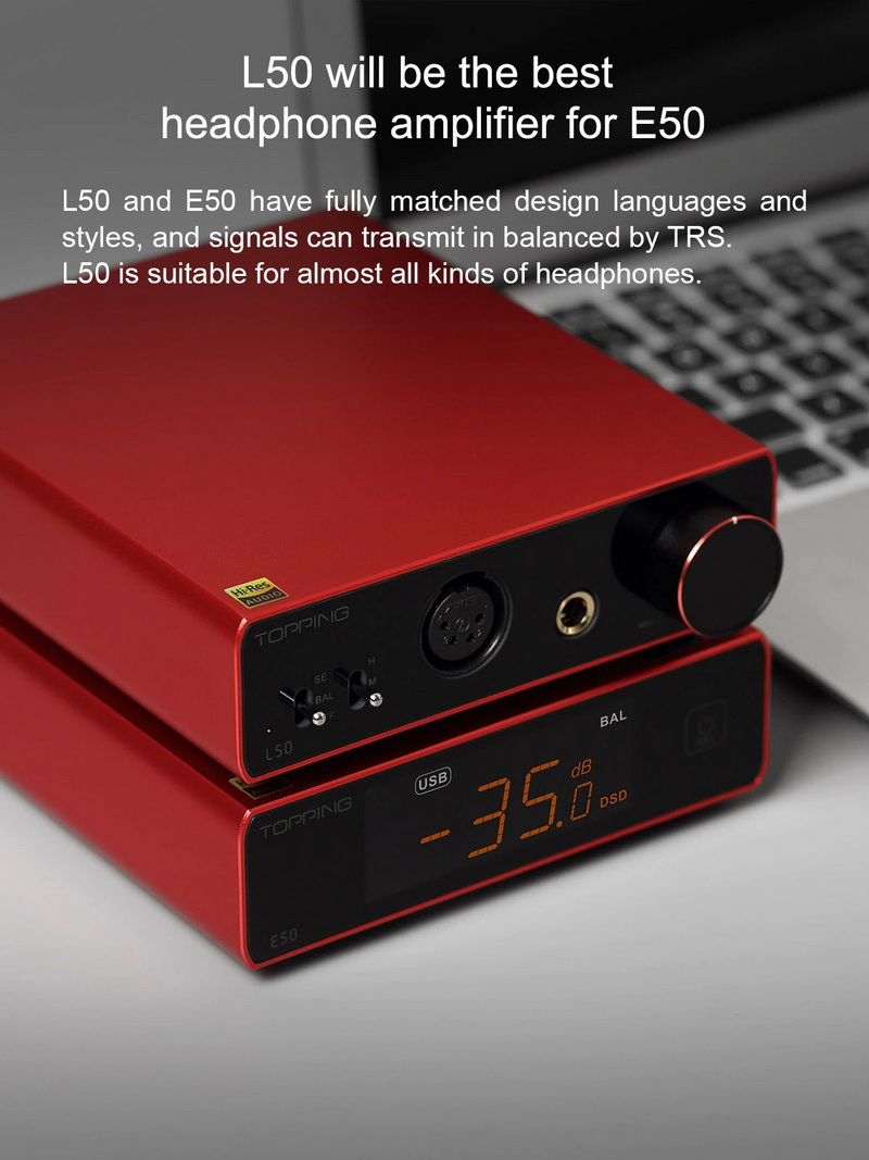 ขาย Topping E50 DAC ตั้งโต๊ะรองรับ MQA, Hi-Res ประกันศูนย์ไทย