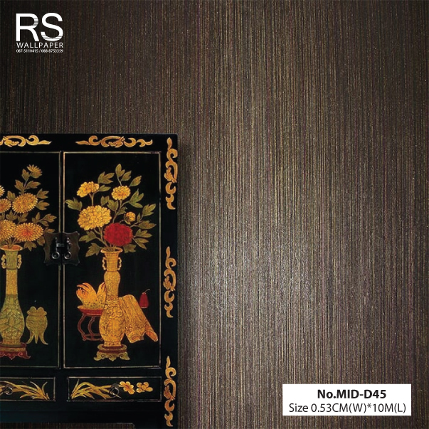 วอลเปเปอร์ สีน้ำตาลทองม่วง No.MID-D45