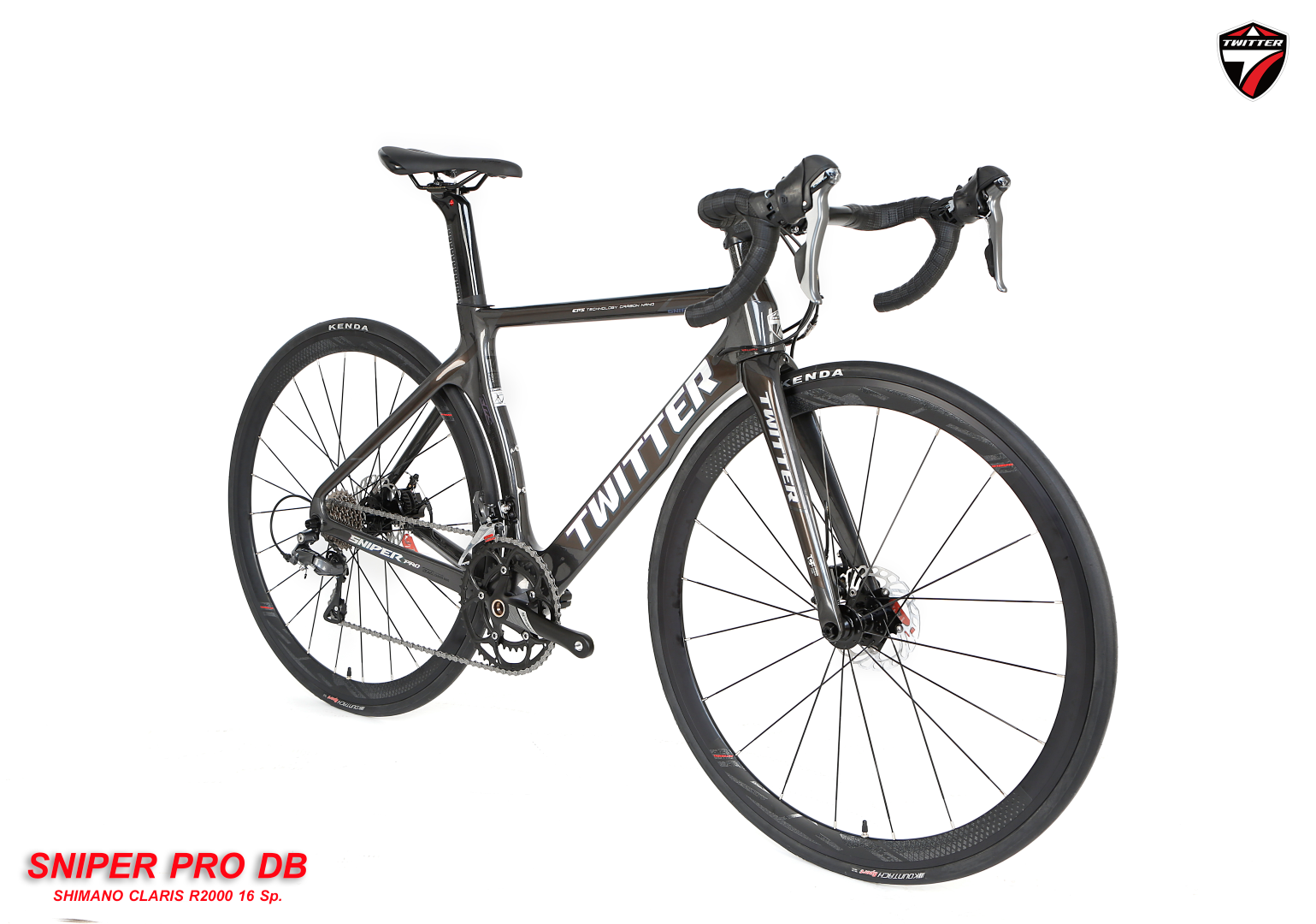 จักรยานเสือหมอบเฟรมคาร์บอน ดิสก์เบรคTWITER รุ่น Sniper PRO DB