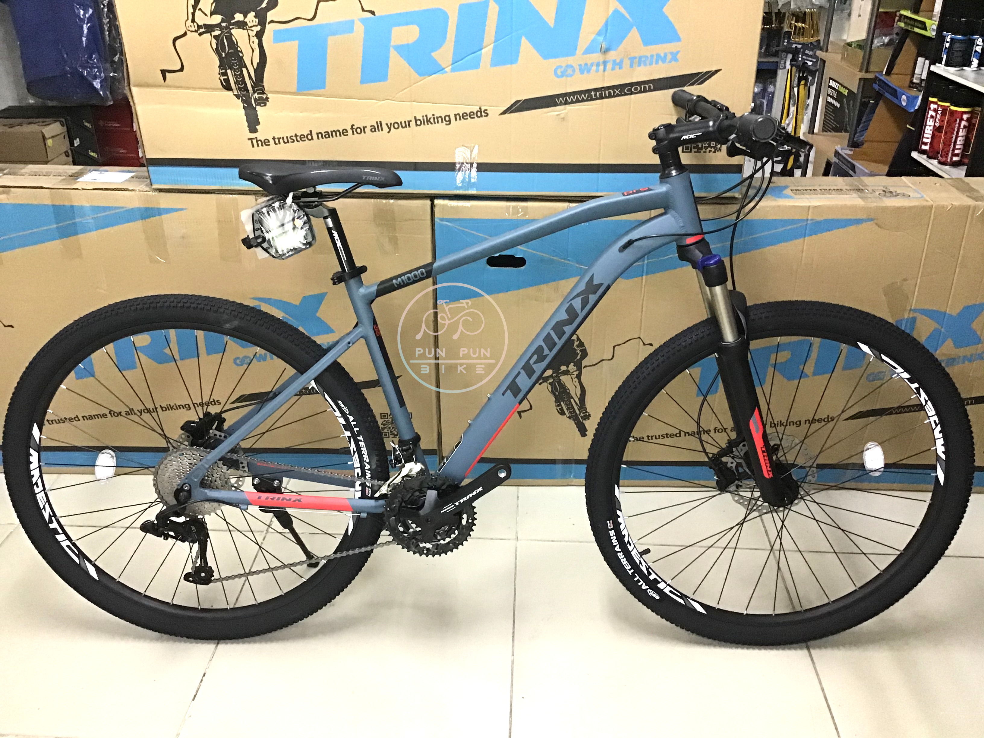 TrinX : M1000 Pro เสือภูเขาเฟรมอลูฯ 29" ซ่อนสาย 30 สปีด ดิสเบรคน้ำมัน