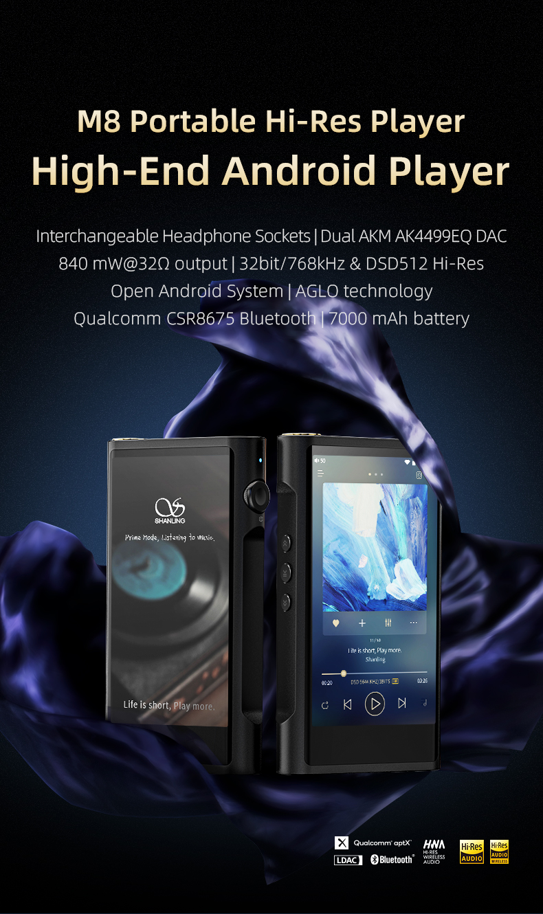 ขาย Shanling M8 Dap เครื่องเล่นพกพาระดับเรือธง ประกันศูนย์ไทย