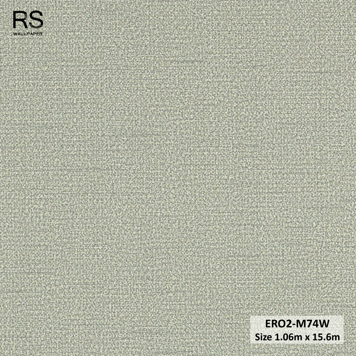 วอลเปเอร์ลายผ้าสีเขียวอมเทา ERO2-M74W