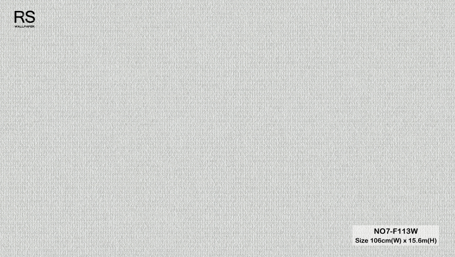วอลเปเปอร์ สีเทาอ่อนอมฟ้า NO7-F113W