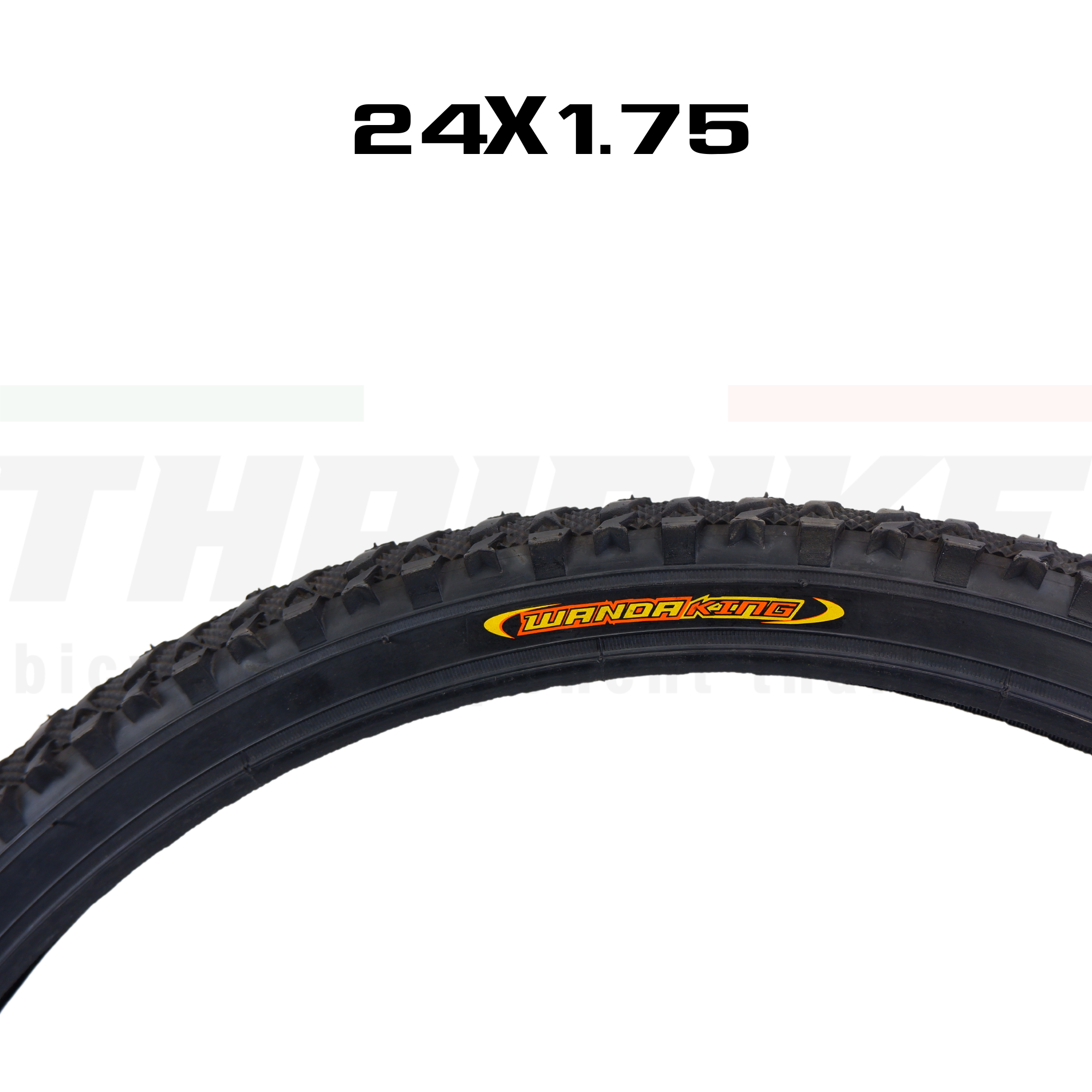 ยางนอกจักรยานขอบลวด WANDAKING 24x1.75