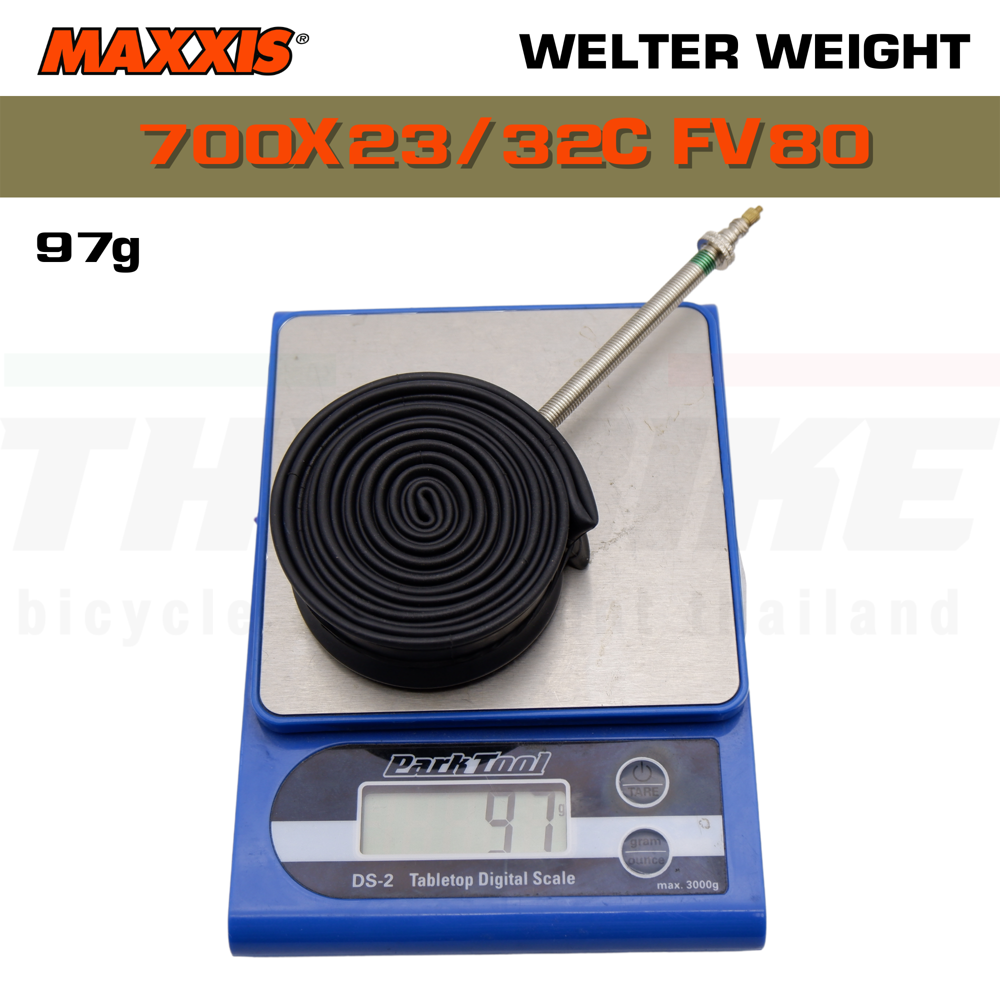 ยางในจักรยาน MAXXIS Welter Weight 700X23-32C FV48/60/80 จุ๊บเล็ก 700x33/50c FV 48 mm