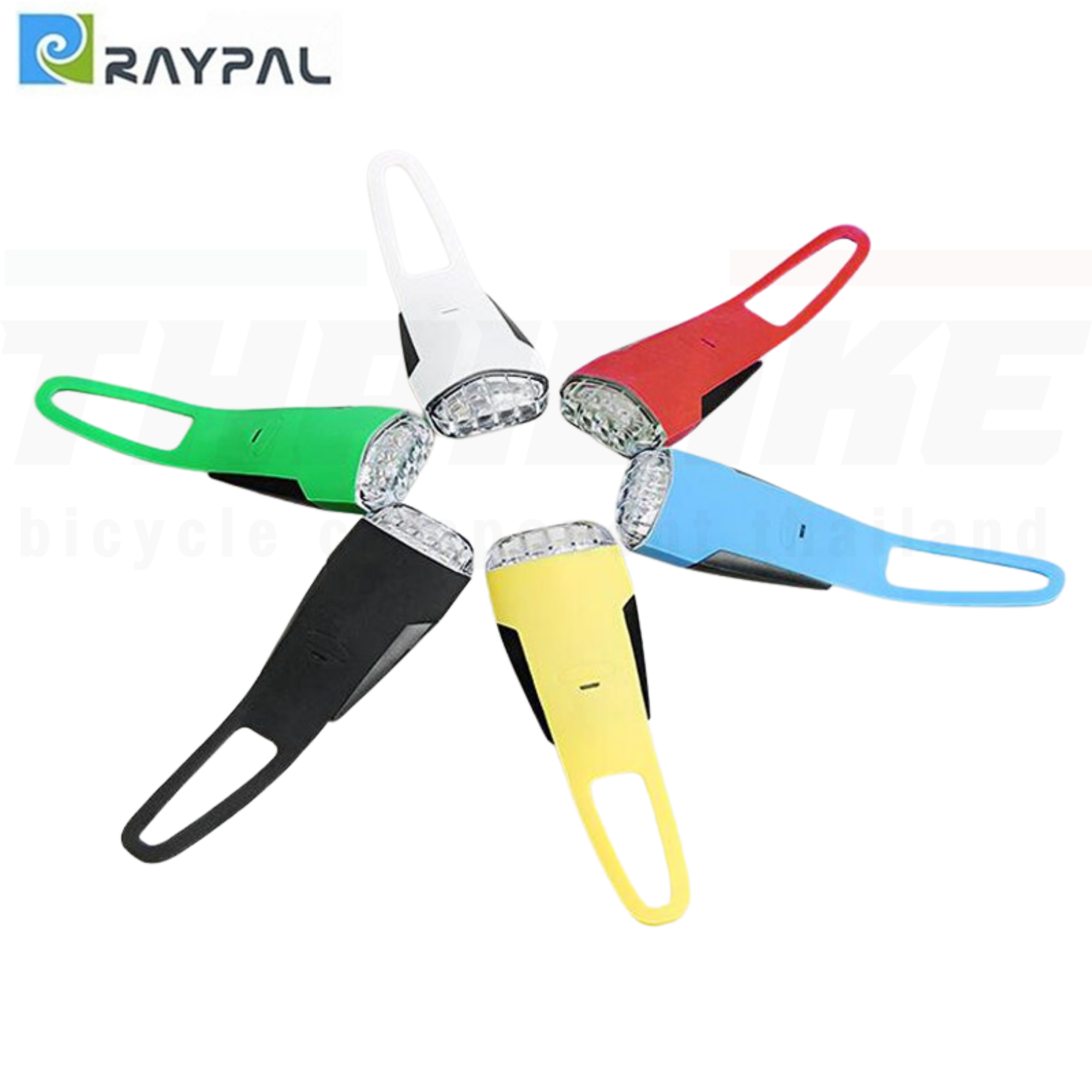 ไฟหน้าจักรยาน RAYPAL RPL-2228 4LED 50LM ชาร์จ USB